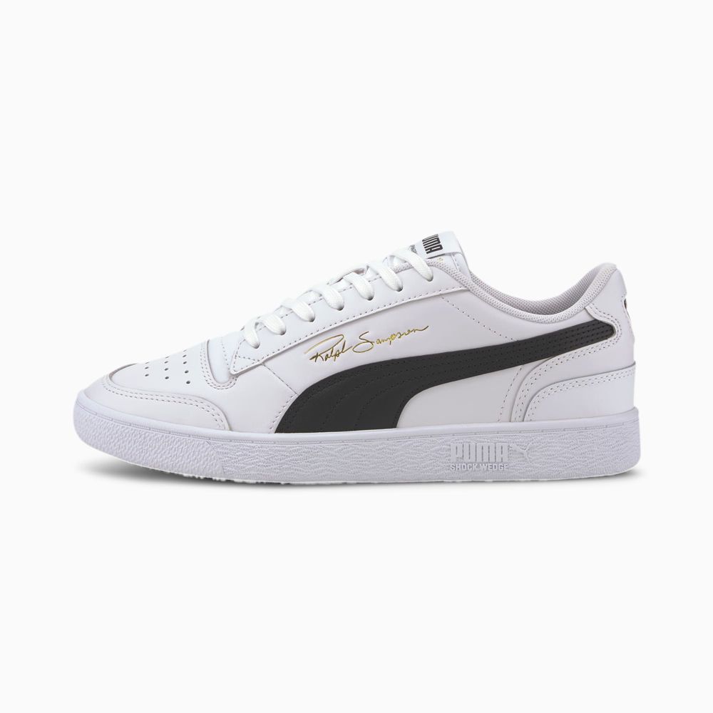 Puma Ralph Sampson Lo Férfi Kosárlabda Cipő - Fehér/Fekete ( Hungary - QZKMI0875 )